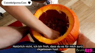 Geile Stiefbrüder ficken heimlich (Porno mit Untertiteln)